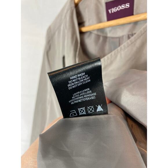 Vigoss Asymmetrical Zip Bomber Jacket Size Medium - Picture 4 of 7